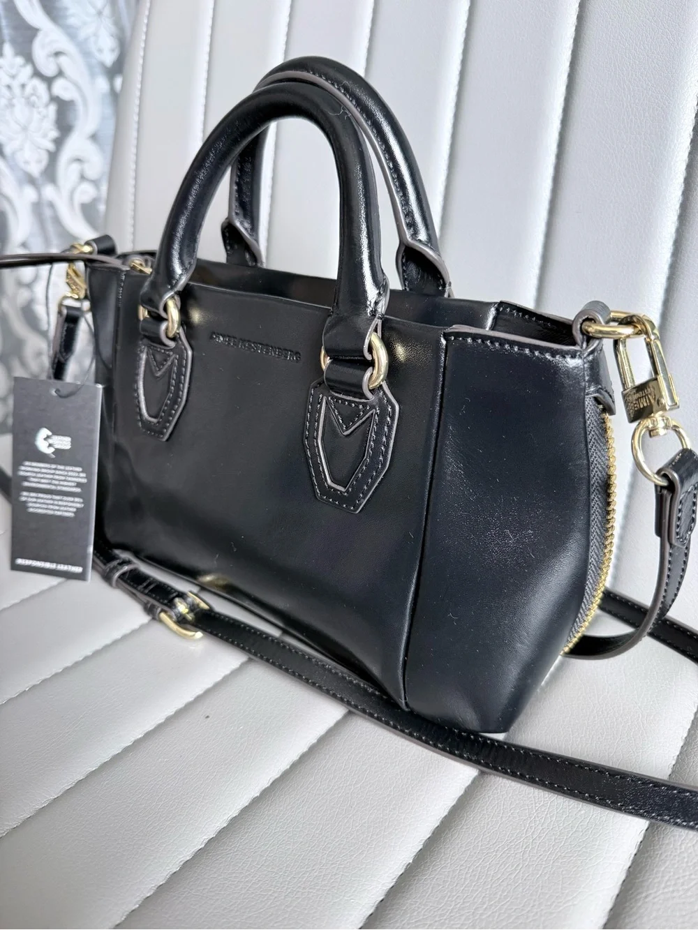 Aimee Kestenberg Leather Satchel with Detachable Crossbody Strap